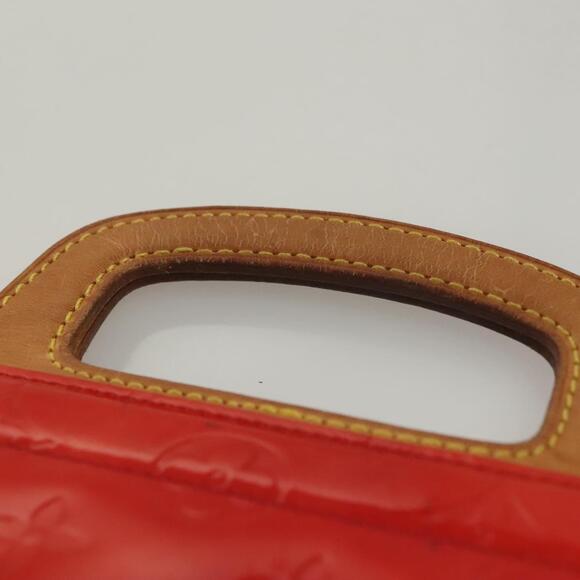 LOUIS VUITTON Monogram Vernis Stanton Tote Bag Red M91078 - Picture 9 of 12